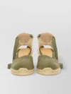Castaã±er Closed Back Espadrille Wedge With Open Sides