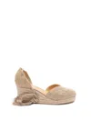 Castaã±er `cora/6/256` Wedge Espadrilles In Gold