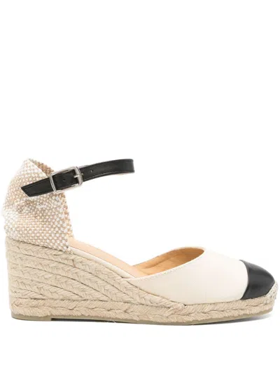 Castaã±er Coraline Canvas Espadrilles In Neutral