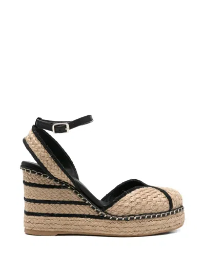 Castaã±er Cova Ankle-strap Espadrilles In Black