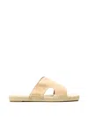 Castaã±er Cut-out Flat Espadrilles In Multi