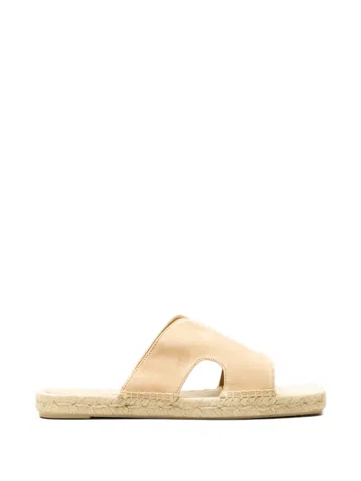 Castaã±er Cut-out Flat Espadrilles In Multi