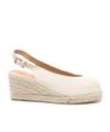 Castaã±er 70mm Dosalia Espadrilles In Neutral