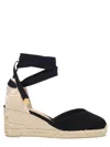 Castañer Espadrille Clear In Black