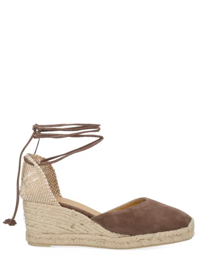 Castaã±er Carina Wedge Espadrilles In Multi