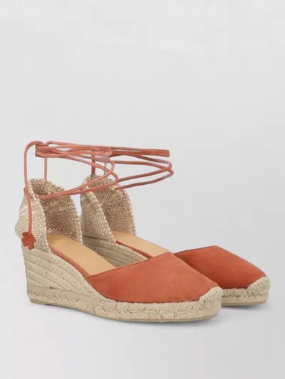 Castañer Espadrille Wedge Closed Toe Canvas Upper