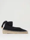 Castaã±er Gea Canvas Wedge Espadrilles With Braided Band In Black