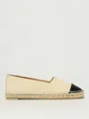 Castaã±er Castaner Canvas Slip-on Espadrilles With Leather Cap Toe In White