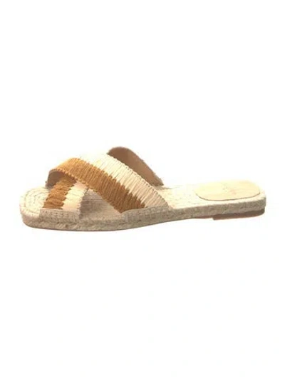 Pre-owned Castaã±er Espadrilles In Neutral