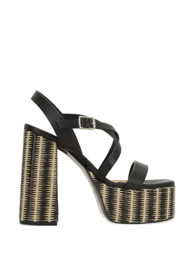 Castaã±er Felisa Crisscross Platform Sandals In Multi