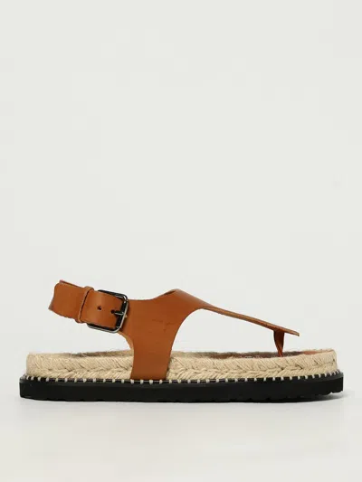 Castaã±er Flat Sandals Castañer Woman Color Brown