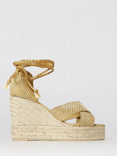 Castaã±er Flat Shoes Castañer Woman Color Yellow In Gold