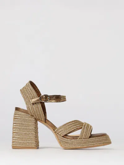 Castaã±er Flat Shoes Castañer Woman Color Gold