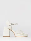 Castaã±er Heeled Sandal Castañer Woman Color White In Neutral