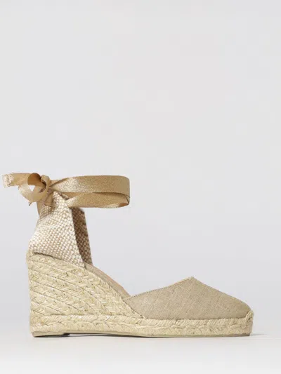 Castaã±er Flat Shoes Castañer Woman Color Gold In Neutral