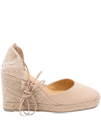 CASTAÃ±ER FLOWER TIE WEDGE ESPADRILLES