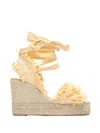 Castaã±er Fringed-strap Sandals In Multi