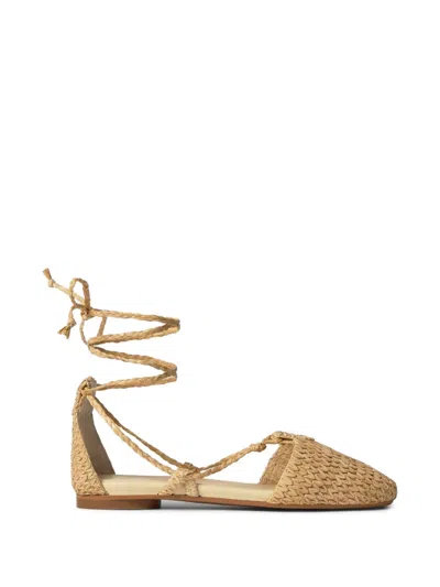 Castaã±er Gilda Braided Raffia Espadrilles In Brown
