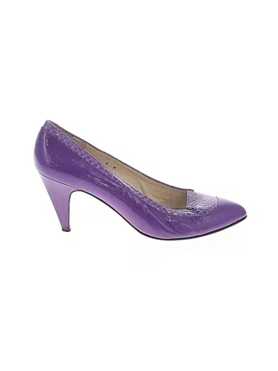 Pre-owned Castaã±er Heels In Purple
