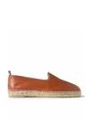 Castaã±er Castaner Jake Leather Espadrilles In Brown