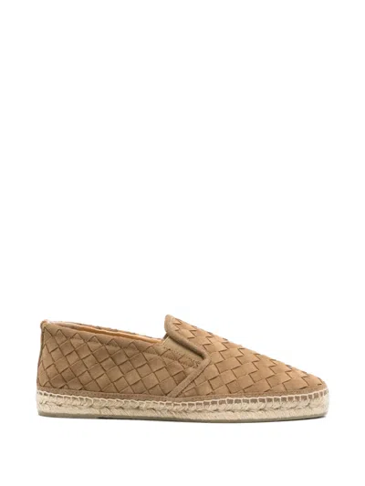 Castaã±er Java Woven-design Espadrilles In Brown