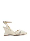 Castañer Joy Geometric-wedge Espadrilles In Neutral