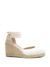 Castañer Joyce Ankle-tie Espadrilles In Neutral