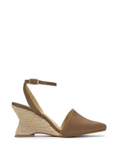 Castaã±er Judi Pointed-toe Espadrilles In Brown