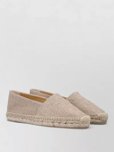 Castañer Kenda Linen Espadrilles Round Toe Sole