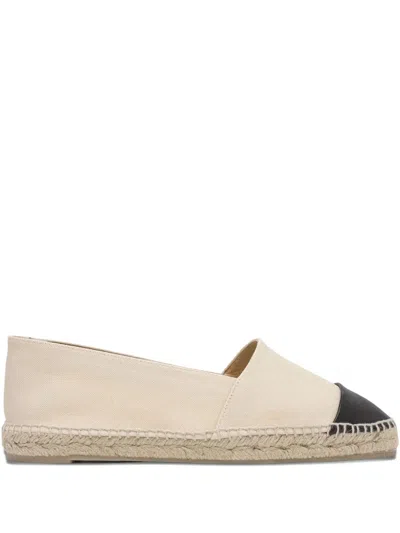 CASTAÃ±ER LEATHER-CAP FLAT ESPADRILLES