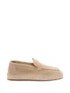 Castaã±er Leather Espadrilles In Neutral