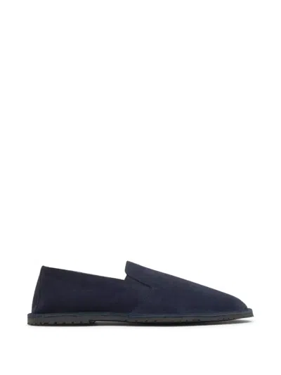 Castaã±er Luke Suede Slip-on Espadrilles In Blue