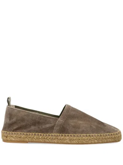 Castaã±er Men Brown Slip On Espadrilles