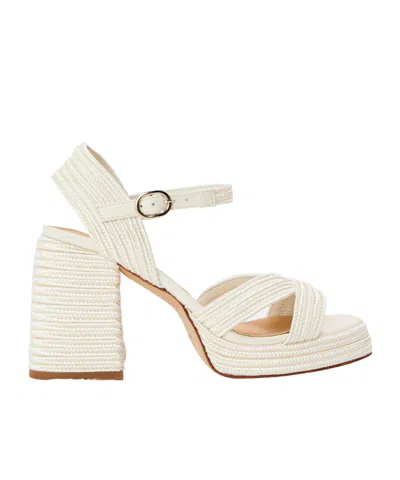 Castaã±er Minimalist High-heeled Sandals In Neutral