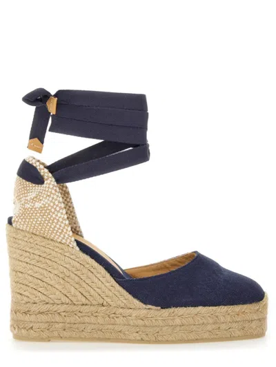 Castaã±er Chiara Wedge Espadrilles In Animal Print