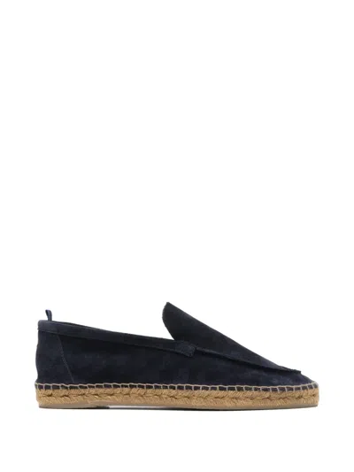 Castaã±er Nino T/186 Suede Slip-on Espadrilles In Blue