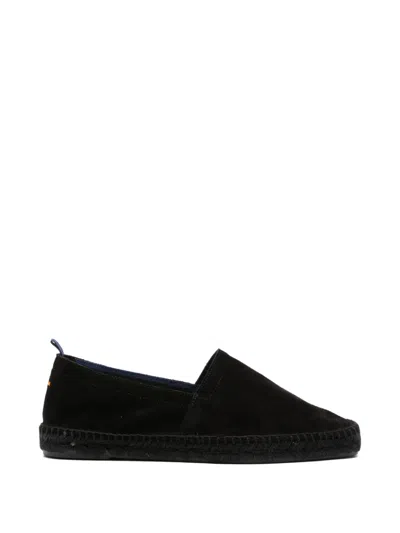 Castaã±er Pablo Suede Espadrilles In Black