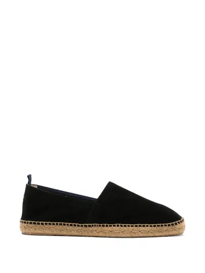 Castaã±er Pablo Suede Espadrilles In Black