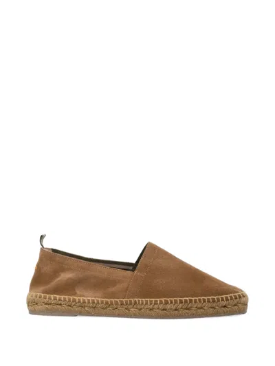 Castaã±er Pablo Suede Espadrilles In Brown