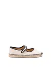 Castaã±er Buckled Piped Espadrilles In White