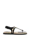 Castañer Pedra Raffia Espadrilles In Black