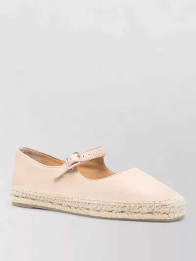 Castaã±er Pepa Espadrille Ballet Flats Round Toe In Brown