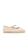 Castañer Pepa Espadrille Ballet Flats Round Toe In Pink