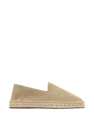 Castaã±er Peter Suede Espadrilles In Neutral