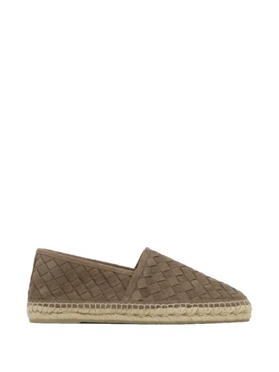 Castaã±er Porto Woven Slip-on Espadrilles In Brown