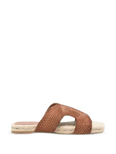 Castañer Pura Woven-design Espadrilles In Brown