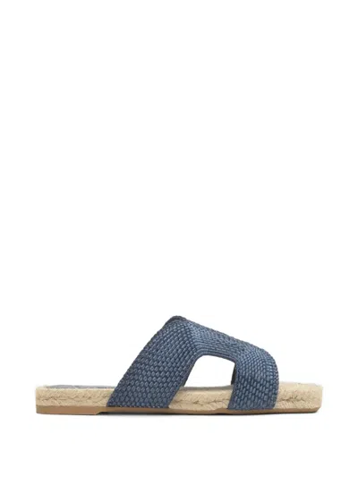 Castaã±er Pura/298 Woven-strap Espadrille Sandals In Blue