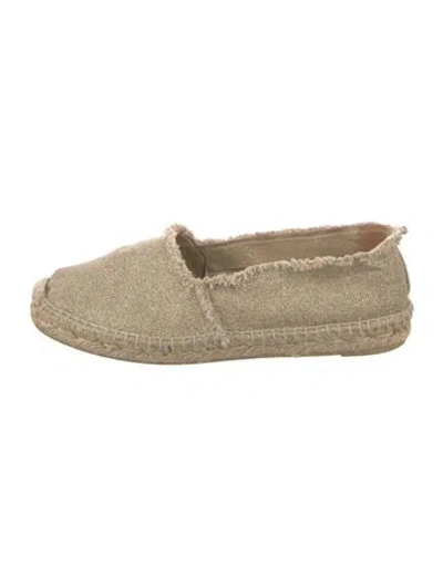 Pre-owned Castaã±er Raw-edge Trim Espadrilles