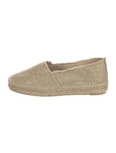 Pre-owned Castaã±er Raw-edge Trim Espadrilles