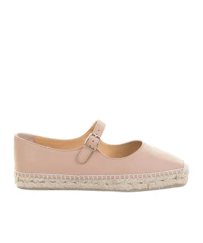 Castaã±er Round Toe Espadrilles In Pink